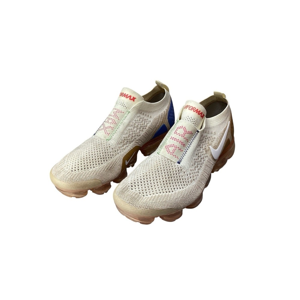 Nike‎ Air Vapormax Flyknit Moc 2 Sand  and Colored Womens Size 7